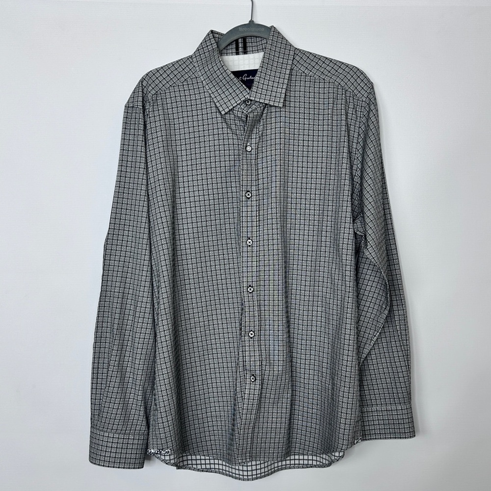 Robert Graham Mens long Sleeve Button Down Size XL